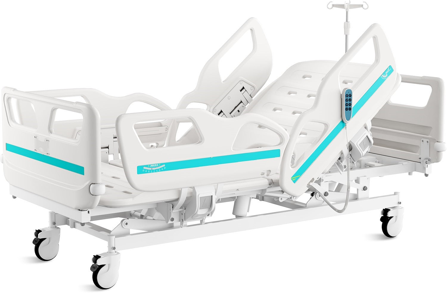 CD650 Hospital Bed Electric ICU Bed for Home and Hospital use (with Mattress and IV Pole)
