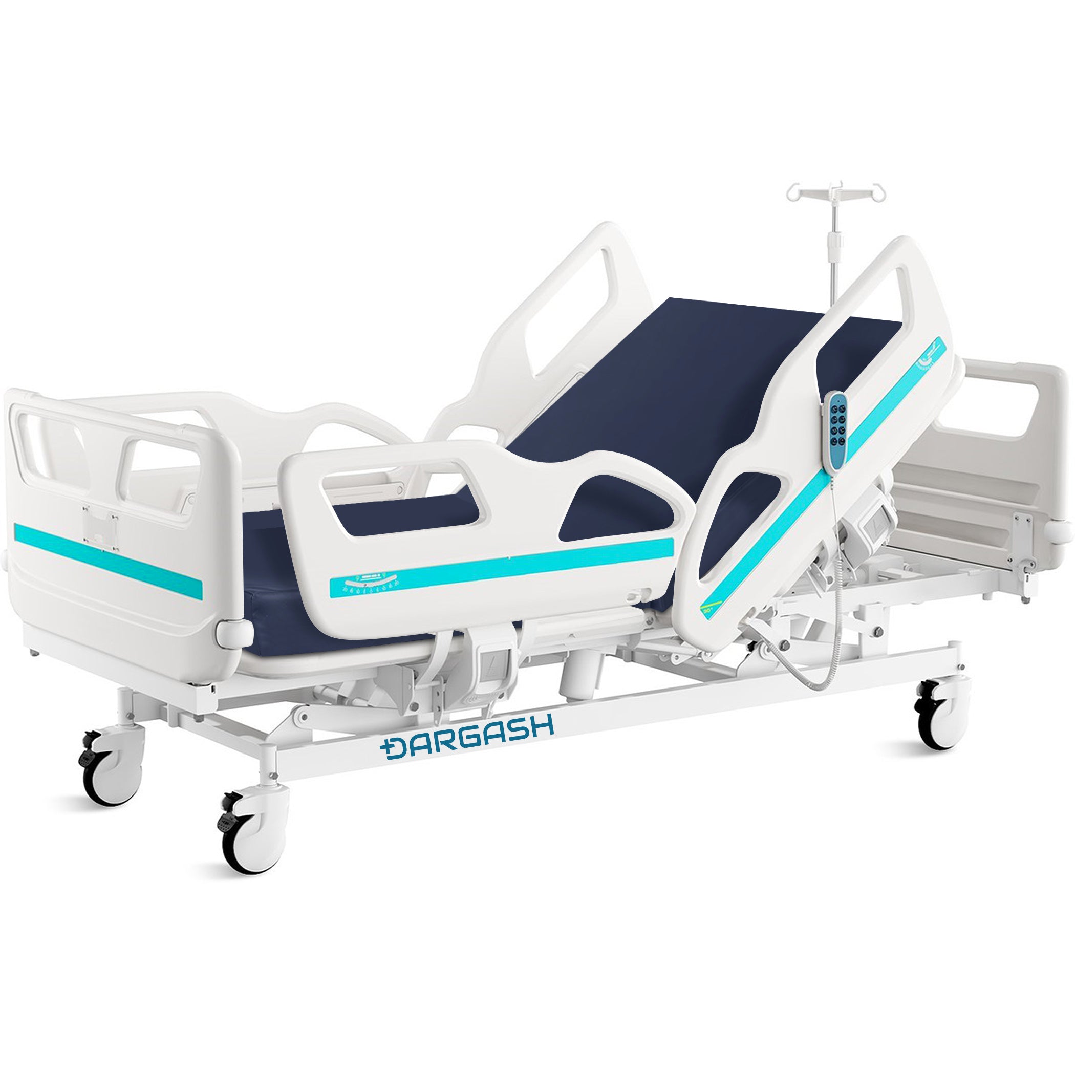CD650 Hospital Bed Electric ICU Bed for Home and Hospital use (with Mattress and IV Pole)