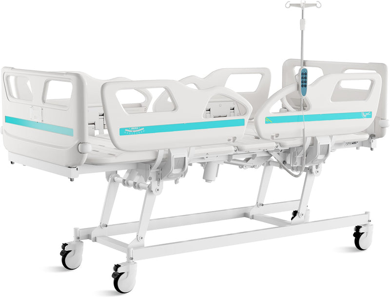 CD650 Hospital Bed Electric ICU Bed for Home and Hospital use (with Mattress and IV Pole)