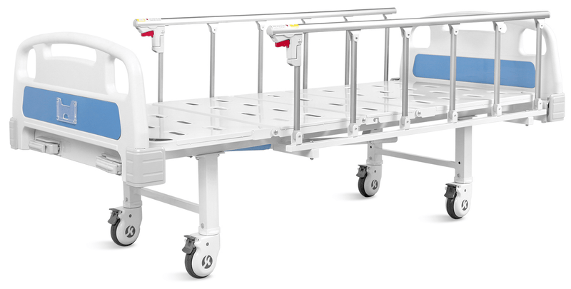 [Cosmetic Damage] MA200 Hospital Bed 2 Function Manual Crank with 4" Mattress & IV Pole
