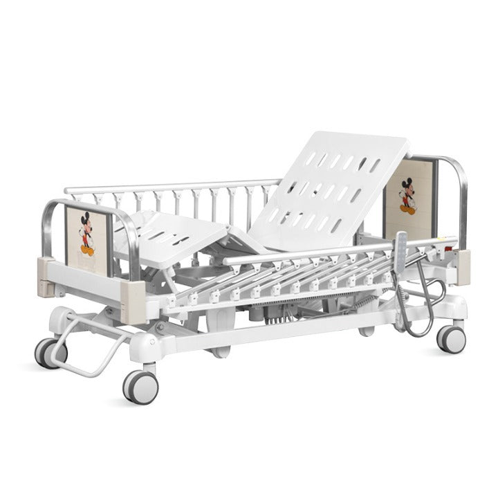 DC800 Electric Pediatric Bed with 4" Foam Mattress and IV pole