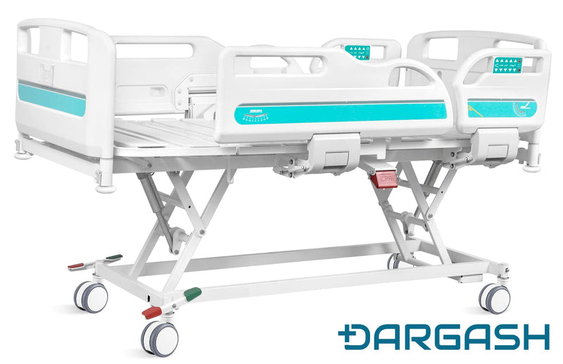 GY660 Hospital Bed 3 Functions Fully Electric ICU Bed DARGASH Elite Edition (with Mattress)