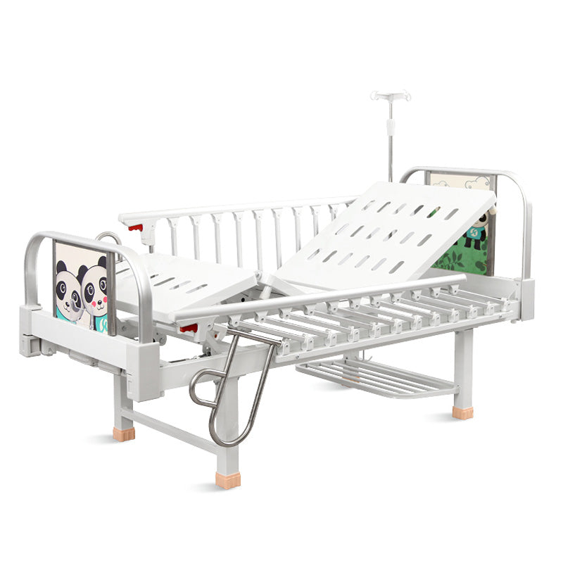 DC200 Pediatric bed 2 Functions Manual With 4" Mattress and IV pole