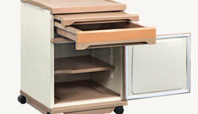 ST080 ABS+Steel Bedside Table