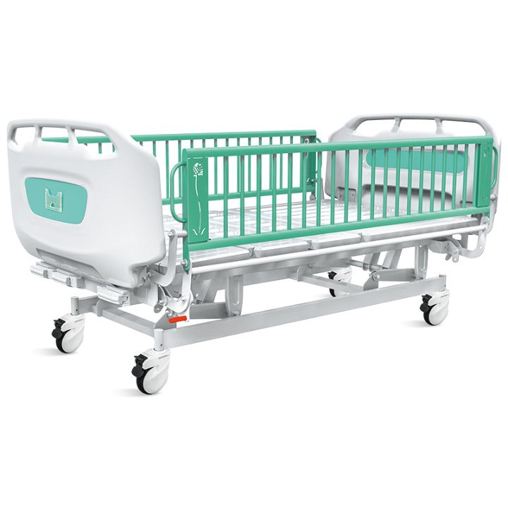 DC600 Pediatric Bed 3 Functions Manual with 6" Mattress and IV Pole