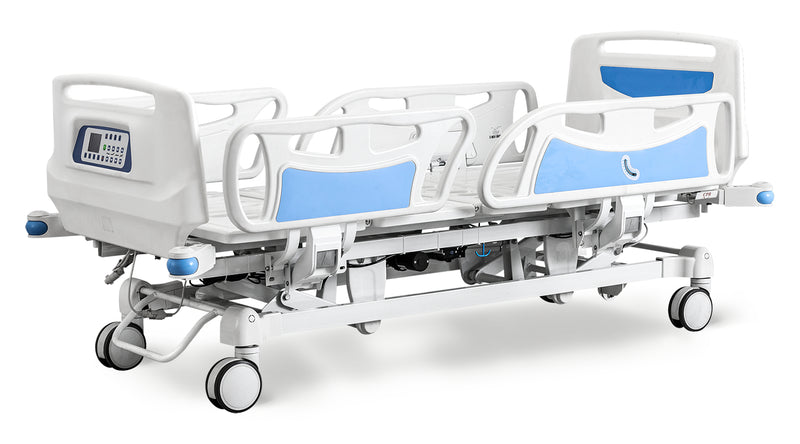 DARGASH Electric Hospital Bed 5 Function Electric ICU Bed (with IV Pole)