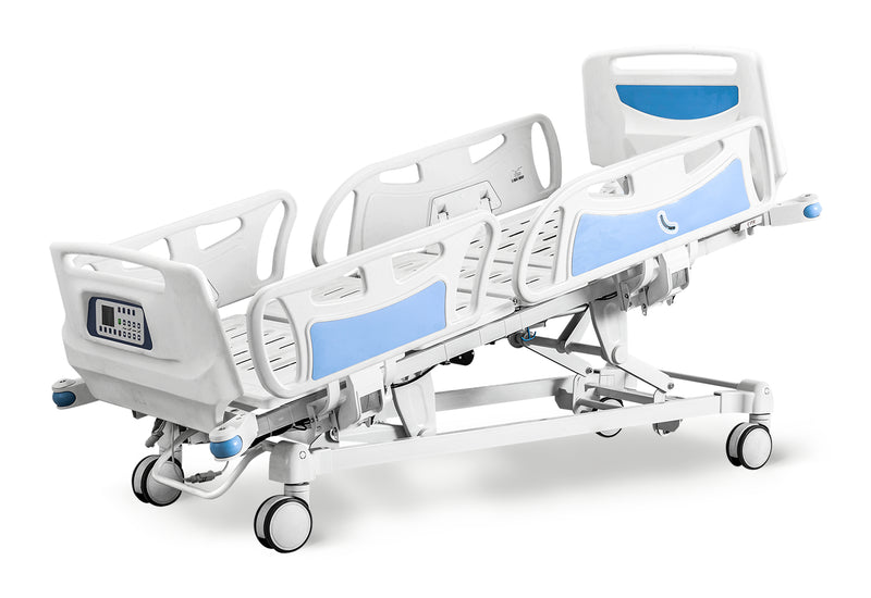 DARGASH Electric Hospital Bed 5 Function Electric ICU Bed (with IV Pole)
