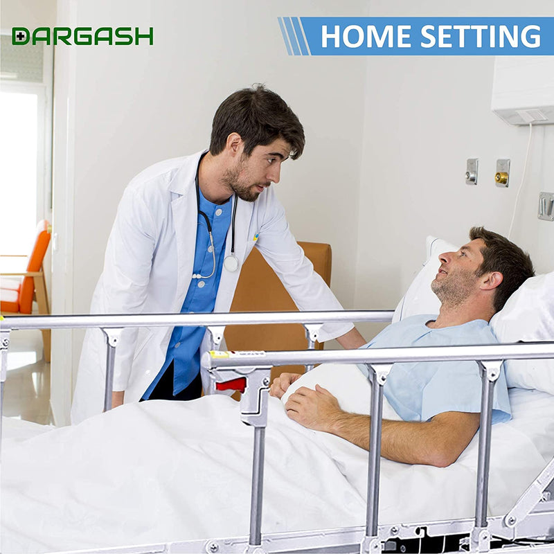 DARGASH Hospital Bed Electric 3 Function And IV Pole