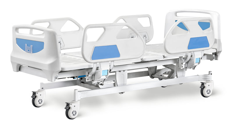 Hospital Bed Electric ICU Bed For Home And Hospital Use (with Mattress And IV Pole)