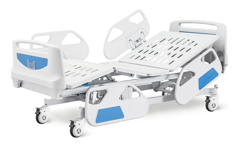 Hospital Bed Electric ICU Bed For Home And Hospital Use (with Mattress And IV Pole)